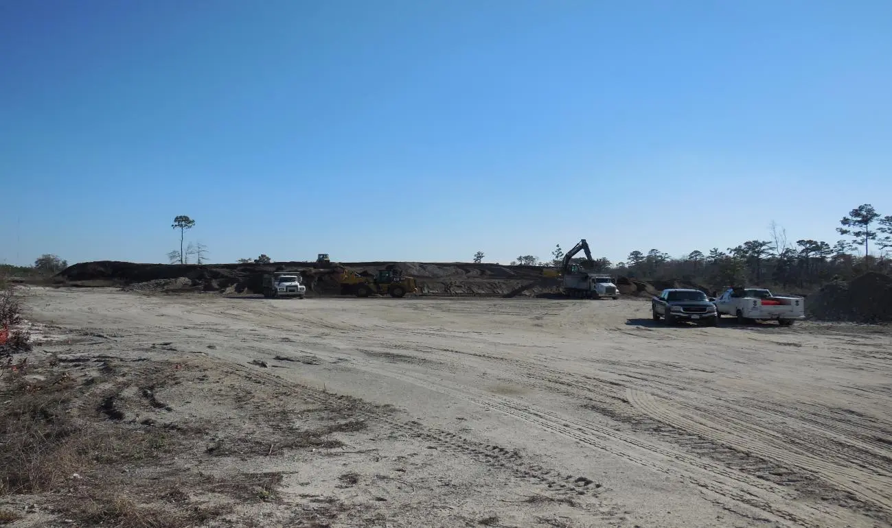 Mt. Sutton included 30,000 cy of topsoil being loaded and spread throughout the site