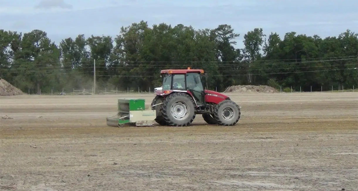 Using a seed drill for pinpoint accuracy